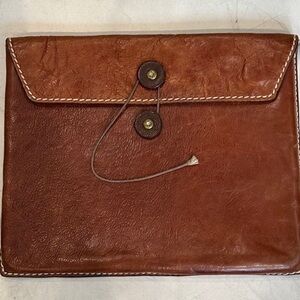 Fossil | vintage Brown Leather tech pouch